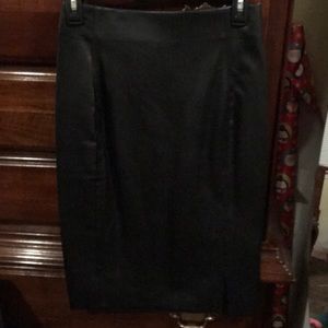 Loft leather skirt!